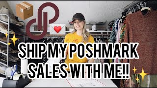 Ship My Sales on Poshmark With Me!! See What's Selling FAST!