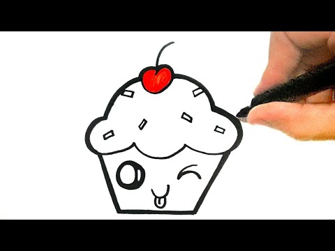 HOW TO DRAW A CAKE EASY - YouTube