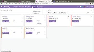 Odoo - Cost of goods sold (COGS) using Anglo-Saxon Accounting