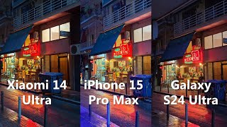 Xiaomi 14 Ultra vs iPhone 15 Pro Max vs Galaxy S24 Ultra  The Camera Comparison