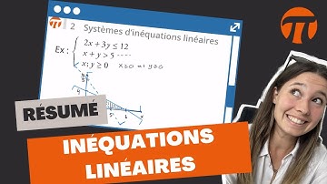 Inéquations linéaires