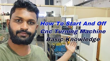 How to start and off CNC Machine basic knowledge #Cnc #Machine #hyderabad