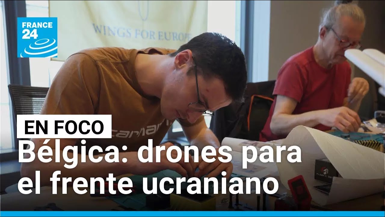 Guerra en Ucrania: civiles en Bélgica ensamblan drones para el Ejército de Kiev • FRANCE 24