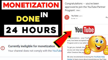 Currently ineligible for monetization channel monetize in 24 hours