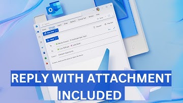 How to Reply with Attachment included in Outlook!