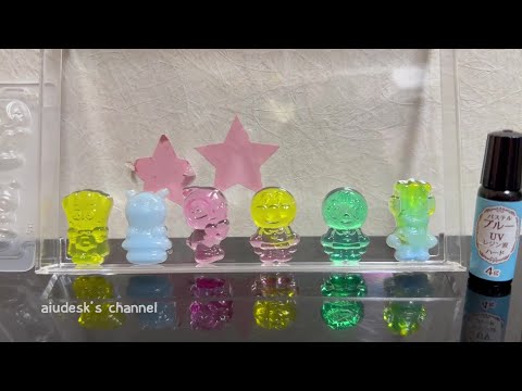 アンパンマン UVレジン アクセサリー まーちゃんの工作
