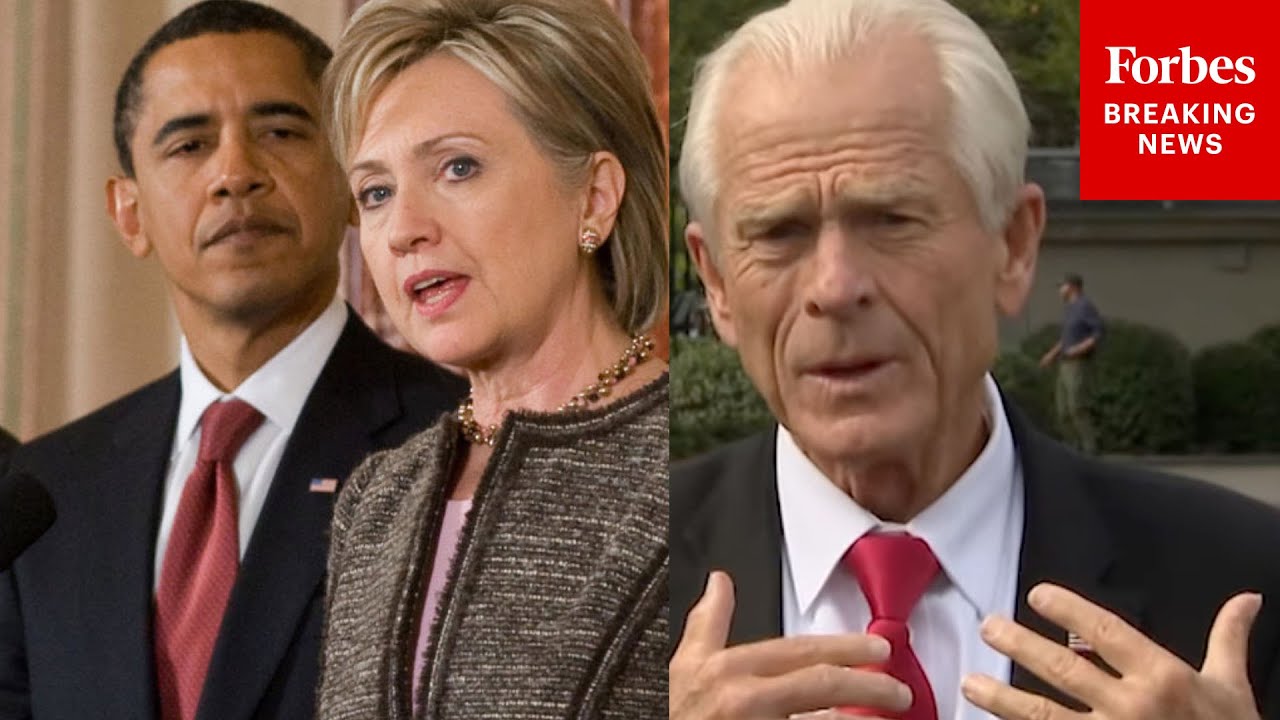 'It Goes Obama, Clinton, FBI Director Comey...': Peter Navarro Lists Off 'Russia Hoax' Participants