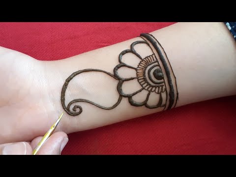 Full Hand Shaded Arabic Mehndi Design Simple Easy Mehandi Design