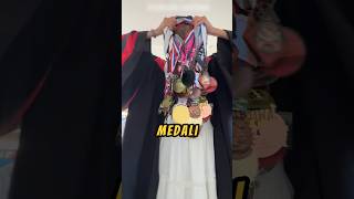This Girl Flexes Her Medals cool viral sports