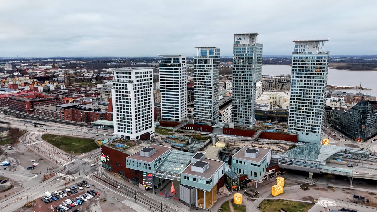 Helsinki Kalasatama and Sörnäinen, November 2025, DJI Mini 5 Pro