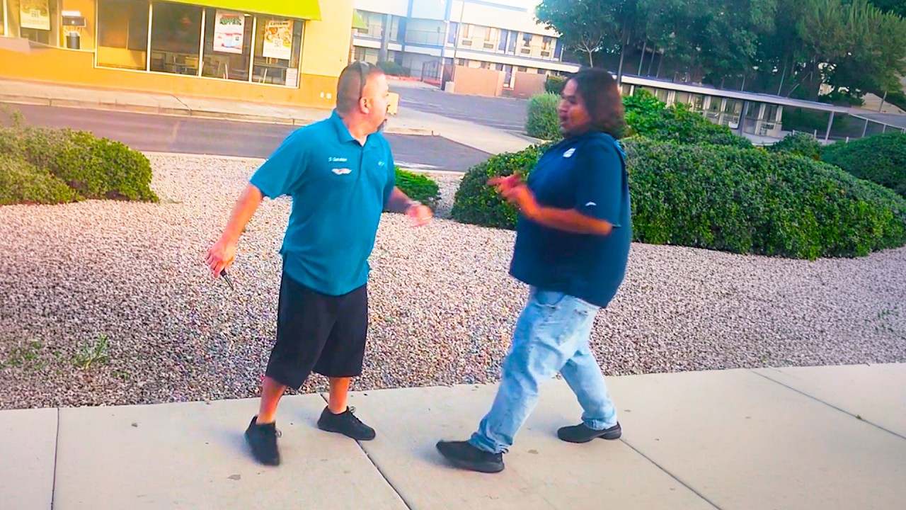 Bus Driver Caught Stabbing Passenger in 4K