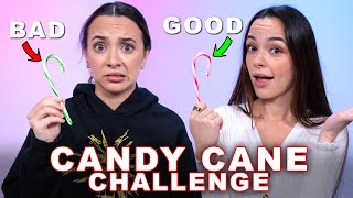 GUESS THE CANDY CANE CHALLENGE!  Merrell Twins Live