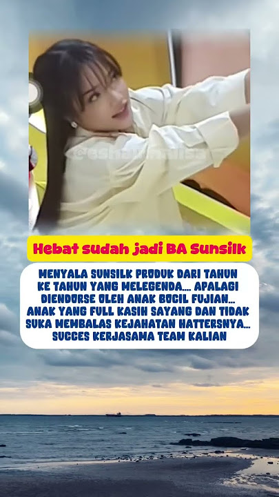 Great, you've become BA Sunsilk #latestfuji