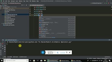HavkerRank Arithmetic Operators