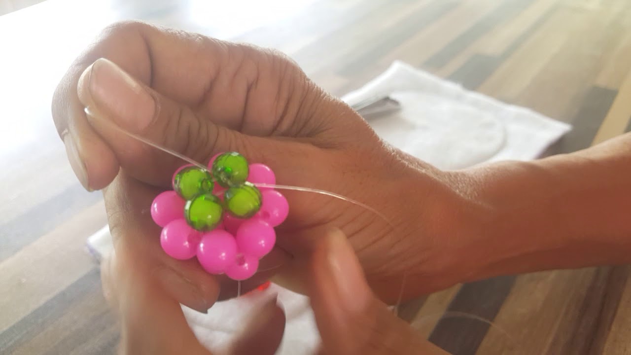 สอนร้อยพวงกุญแจ สตรอว์เบอรี่ ทำง่าย เสร็จเร็ว น่ารัก น่าใช้