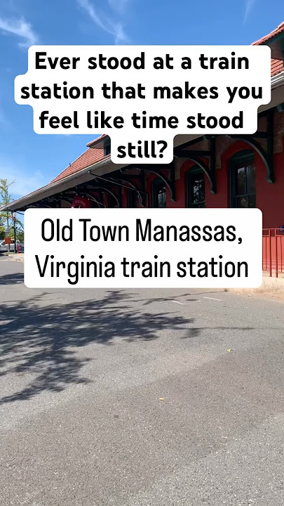 The historic Manassas, Virginia train station #travel #history