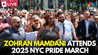 New York City Pride March Live Zohran Mamdani Attends The 2025 Nyc Pride March In Manhattan N18G
