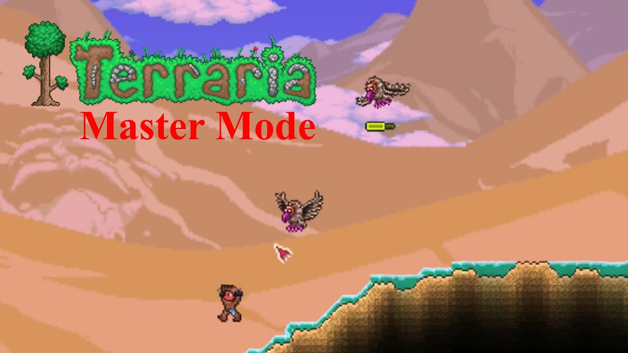 So many Vultures! Terraria Master Mode 1 p2? YouTube