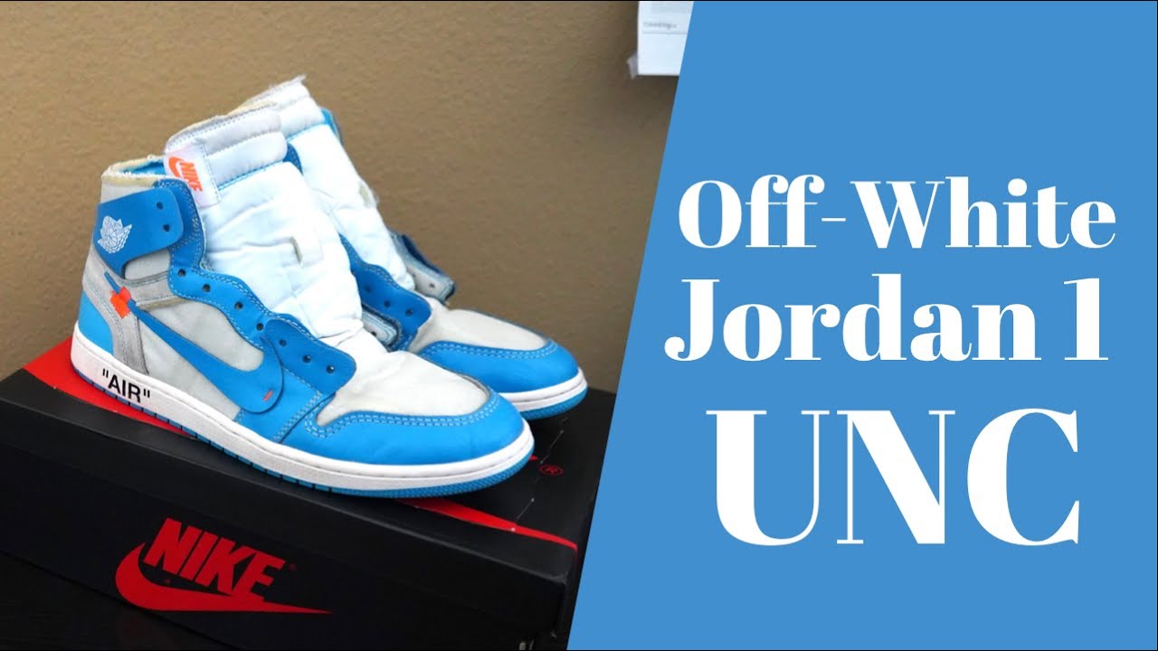 Off White Jordan 1 Retro High "UNC" Review & Unboxing