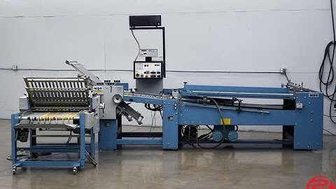 2000 MBO B30 Continuous Feed Paper Folder w/ 8 Page Unit and Mobile Delivery
