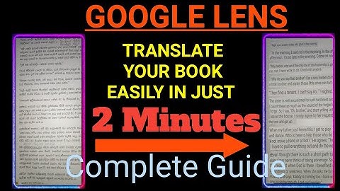 How To Translate Text In Your Book|(Google Lens)Complete Guide|Easy