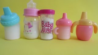 Como Fazer Leite Em Pó Para Baby Alive E Outras Bonecas. Novelinha Da Baby Alive