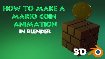 How To Make A Mario Coin Animation In Blender | Tutorial