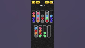 Ball Sort Puzzle - level 20