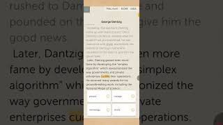 Lumosity - Contextual - George Dantzig