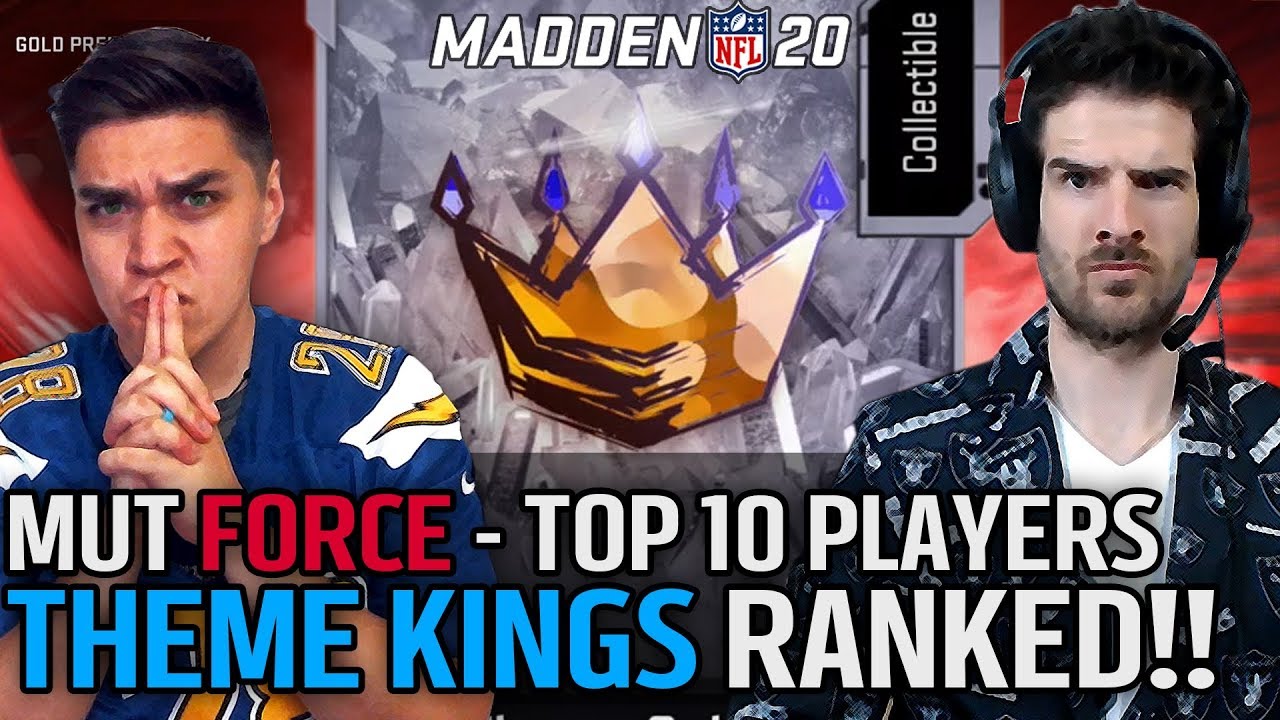 Theme Kings RANKED! Who should you choose? Top 10 | Madden 20 Ultimate Team MUT Force