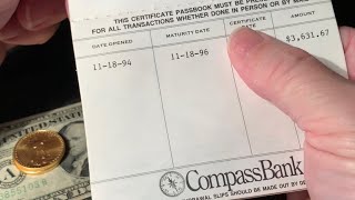 I Put $3600 into Bank Savings in 1994 ... and Then THIS Happened