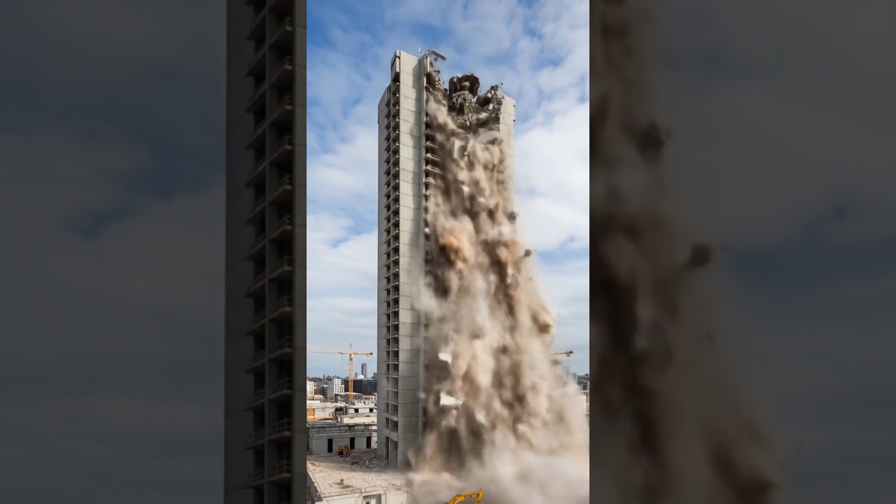 EPIC Building Demolition by Controlled Explosion | Satisfying Skyscraper Implosion!