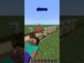 MINECRAFT WHO DID IT BETTER? 🤔 STEVE 1, JAW LENGTH OR STEVE😱#shorts