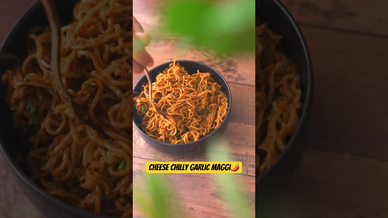Cheese Chilli Garlic Maggi 