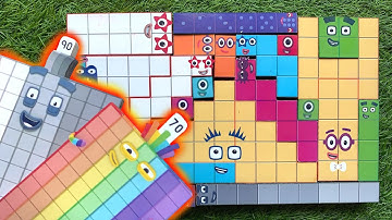 Looking for Numberblocks NEW 282 Puzzle Tetris Shape ASMR  | Numberblocks Satisfying Video