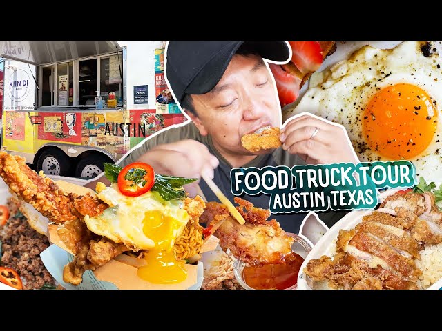 KILLER NOODLES! 12 Hours Eating ONLY at Food Trucks in Austin Texas class=