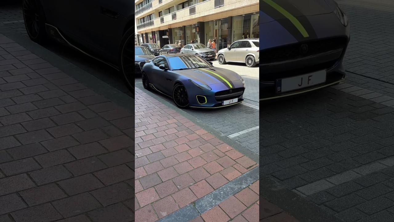 Custom Jaguar F-Type in Knokke