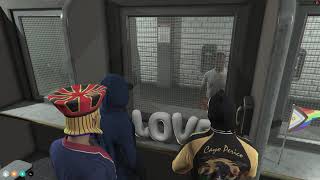 Lang's Reaction to Saab Suddenly Working With the Faceless - NoPixel 4.0