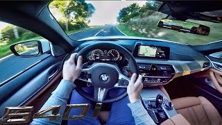 BMW 5 Series 2017 G30 M Sport 540i POV Test Drive