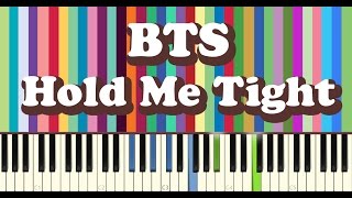 BTS(방탄소년단) - 잡아줘(Hold Me Tight) piano cover chords