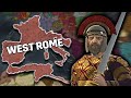 Bringing back the western roman empire