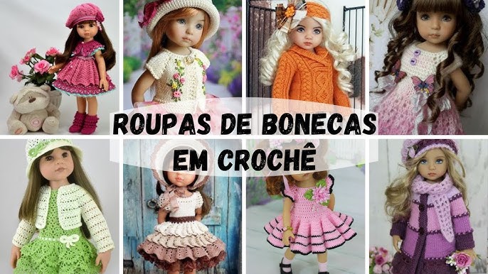 Pin em Roupinhas bonecas crochê