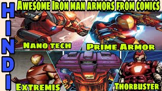 Awesome iron man armors from marvel comics | tony stark hindi captain
hemant