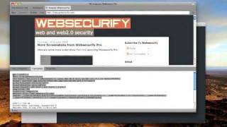 Websecurify Snapshots Preview