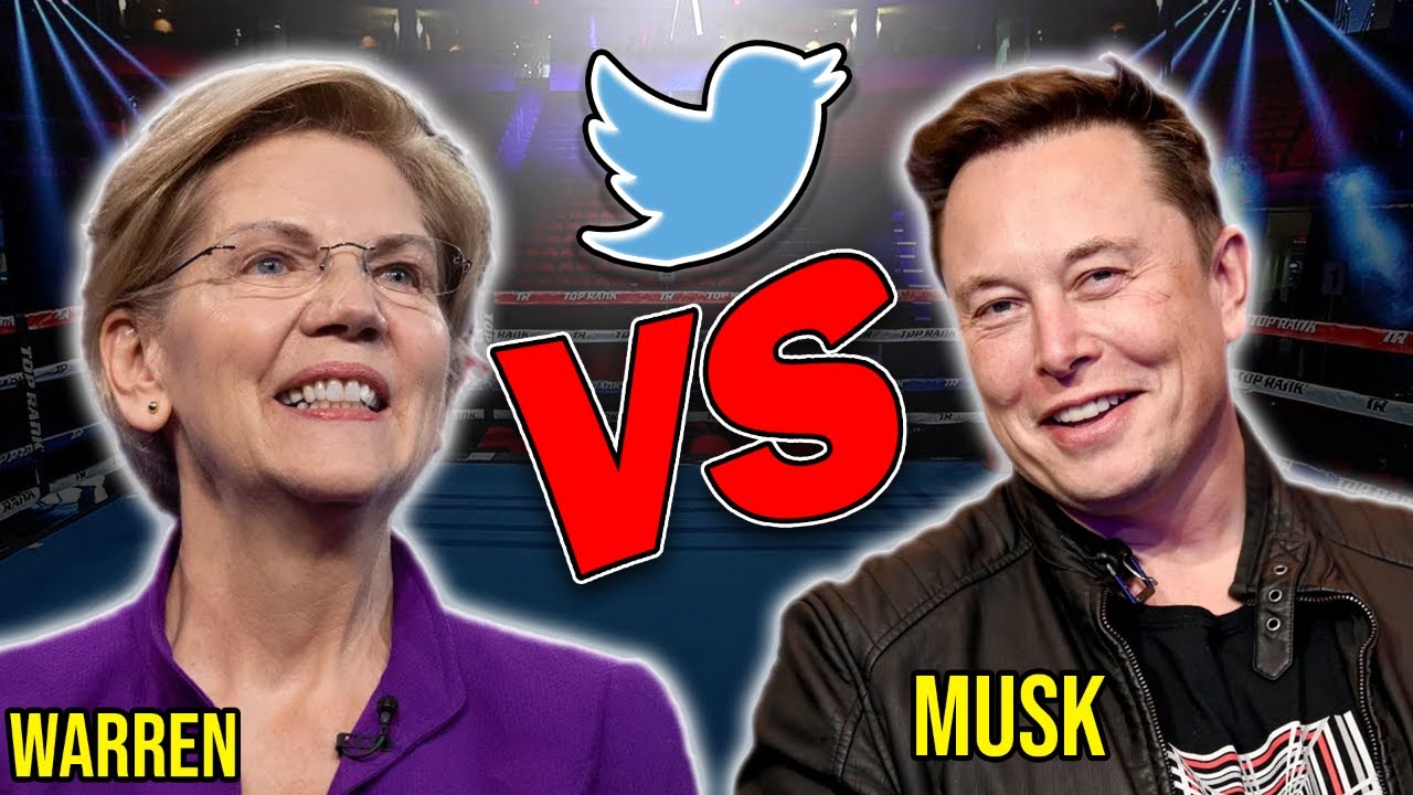 Elon Musk Vs. Elizabeth Warren - TWITTER BATTLE - YouTube