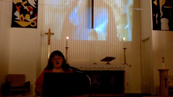 Cindy Christensen singing Mary Did You Know
