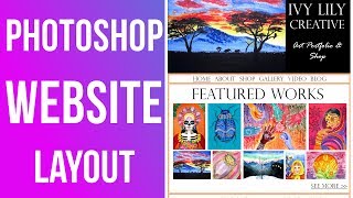How to Create a Website Layout with Photoshop CC from Wireframe