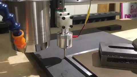 Probing a set square to square the gantry