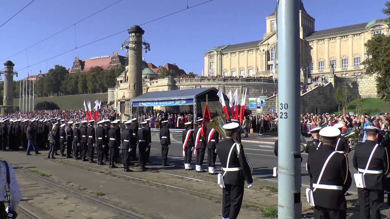 2015 10 Szczecin Inauguracja roku Akademia Morska cz 1