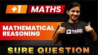 Plus One | Maths | Mathematical Reasoning | Sure Question  Exam Winner screenshot 2